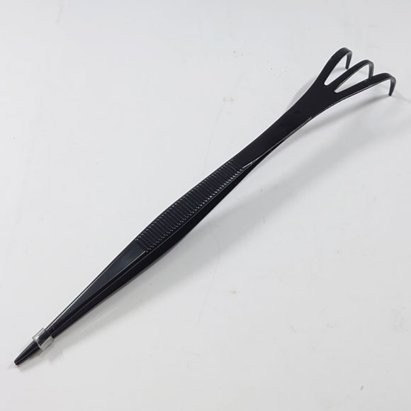 Stainless  Bonsai  tweezers with rake "Length 210mm "  No.664