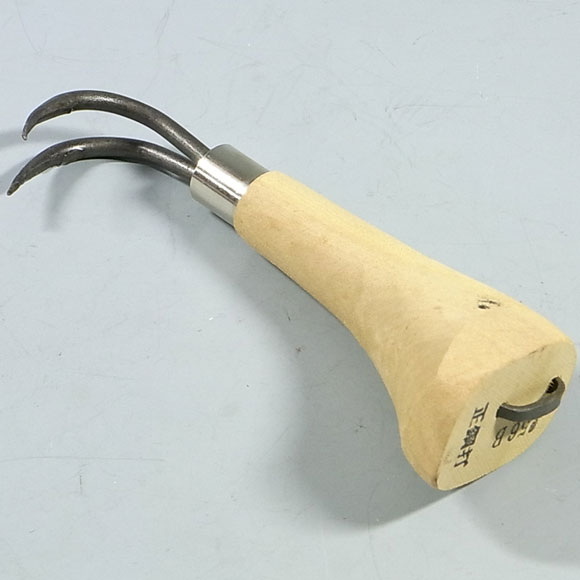 2 Prong Root Hook – Full Tang – (KANESHIN) “Length 160mm ” No.56B 